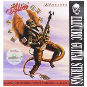 Resim Alice A506-SL Elektro Gitar Teli - Super Light 09-42 