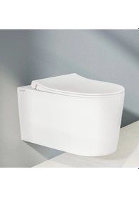 Resim VitrA Asma Klozet Nest Quantumflush Kanalsız, 7870b403-0090 