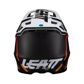 Resim Leatt GPX 9.5 Karbon V25 Enduro Motosiklet Kaskı + Velocity 6.5 Iriz Gözlük Siyah Beyaz S 
