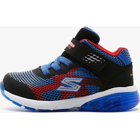 Resim Skechers Rapid Charge - Movrux Küçük Erkek Çocuk Siyah Işıklı Bot 402032N Bkrb 