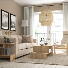 Resim IKEA ORTA SEHPA , MEŞE GÖRÜNÜMLÜ , 90x55 cm IKEA HOLMERUD 