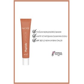 Resim Peptide Lip Balm Spf 30 Nemlendirici Ve Parlatıcı Dudak Balmı - 01 Salted Caramel - Kahverengi 01 
