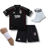 Resim Legent Lady Beş'ikt'aş' 2026 Isimsiz Alternatif Yakalı Çocuk Forması 4lü Set Şort/çorap/bileklik 