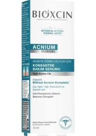 Resim Bioxcin Acnium Karma Ve Yağlı Ciltler İçin Konsantre Bakım Serumu 15 Ml 