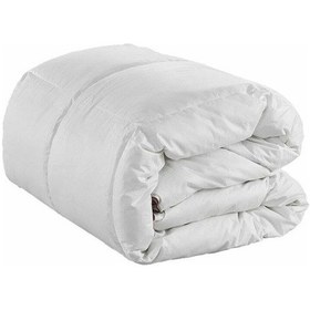 Resim Yorgan Silikon Akmr Tek Kişilik Model Beyaz Pamuklu Kumaş Hijyenik Paket El Yapım 