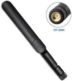 Resim Alkatronik 8dBi RP-SMA Erkek Anten 2.4GHz 5.8GHz RF Gsm Wifi Sinyal Kuvvetlendirici Anten Modem Telsiz Kablosz 