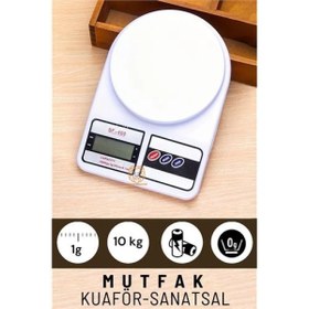 Resim gl00my Hassas Dijital Mutfak Terazisi 10 Kg Kapasiteli 