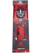 Resim YK Design YK111 RGB Gaming Mouse ve Pad Siyah - Kırmızı 