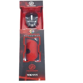 Resim YK Design YK111 RGB Gaming Mouse ve Pad Siyah - Kırmızı 