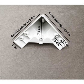 Resim Mobilya Koltuk Çekyat Baza Chester Tv Ünitesi Ayağı Stylish Beyaz 12 Cm 4 Adet 