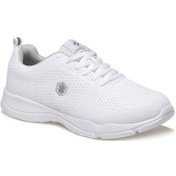 Resim Lumberjack Agatha G 4fx Hafif Taban Bağcıklı Siyah Unisex Comfort Ayakkabı Beyaz Beyaz 