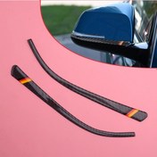 Resim Lasonstiges Cıtall 2 Adet Yan Trim Ayna Şerit Dekorasyon Bmw F30 F31 F34 F32 F33 F36 3 4 Serisi İçin Fit 