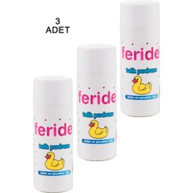 Resim Feride Serpme Talk Pudrası 75 G 3 Adet 