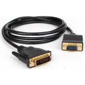 Resim 150 cm. DVI I 24+5 Dual Link To VGA Erkek - Erkek Görüntü Kablo 
