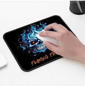 Resim Kurukafa Fury Tasarımlı 33x28 Cm Mousepad Kaymaz Taban Rahat Konforlu Mouse Pad 