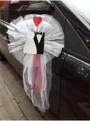 Resim Büşra Süsleme Gelin Damatlı Konvoy Ve Bohça Süsü 20 Li Etekli 