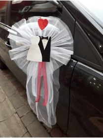 Resim Büşra Süsleme Gelin Damatlı Konvoy Ve Bohça Süsü 20 Li Etekli 