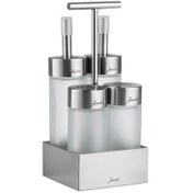 Resim Jumbo Timeless Standlı Yağlık Sirkelik Baharat Takımı 