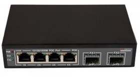 Resim 4xGigabit PoE ports + 2xSFP Gigabit Uplink 