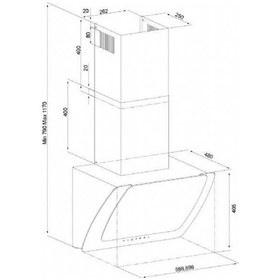 Resim Silverline 3373 90 CM Davlumbaz 