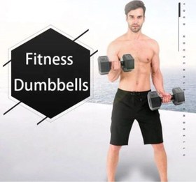 Resim Buffer Plastik Köşeli Dambıl Set - Dumbbell Set 2X1 Kg 