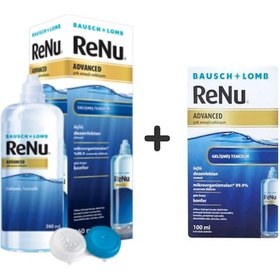 Resim Bausch & Lomb Renu Advanced Lens Solüsyonu 360 ML + 100 ML 