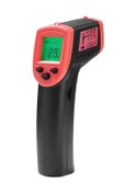 Resim Geeroyoo Endüstriyel Kızılötesi Sıcaklık Ölçer Hw600 -50 C 600 C Aralığında Dijital Ölçüm, Pil Dahil Değil, Kırmızı 