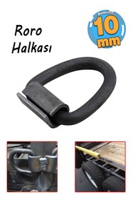 Resim Badem10 Kaynak Klipli Roro Sallama Halkası Karoser Römork Dorse Yük Sabitleme Metal Halka Bağlama Kancası 