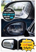 Resim Evin Evime Yağmur Kaydırıcı Araba Dış Ayna Su Tutmaz Film 2 Adet 