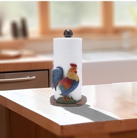 Resim Lemestar Kalwel Demir Kahverengi Tuvalet Kağıdı Tutucusu - Fonksiyonel Duvar Tipi Sarımsaklı Tasarım 