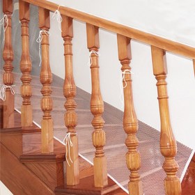 Resim Merdiven ve Balkon Güvenlik Filesi / 3 Metre x 80 Cm - Merdiven ve Balkon Güvenlik Filesi / 3 Metre x 80 Cm 