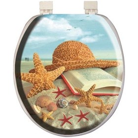 Resim Softy Classic Desenli Yumuşak Klozet Kapağı 1178 Siyah 