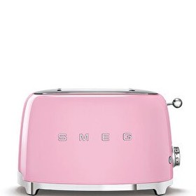 Resim Smeg TSF01PKEU 2x2 Pembe Ekmek Kızartma Makinesi 