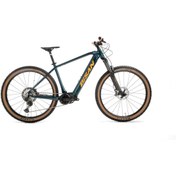 Resim Bisan BİSAN ENVİOUS DEORE ELEKTRİKLİ BİSİKLET 45 CM DİSK FREN 27,5 JANT 12 VİTES PETROL YEŞİLİ TURUNCU 
