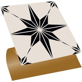 Resim Tink KENDİNDEN YAPIŞKANLI SİYAH YILDIZ DESENLİ PVC KARO 30X30 CM 