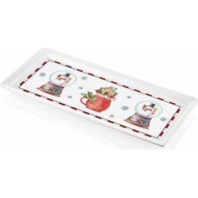 Resim The Mia Globe Dikdörtgen Servis Tabağı 35 x 16 cm NEW035 