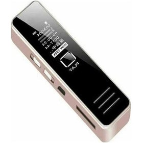 Resim Createtech Şarj Edilebilir Dijital Ses Kayıt Cihazı Gül Altın Renk 32gb 