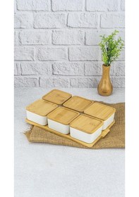 Resim Bambum Zen 13 Parça Kahvaltılık B5833 beyaz 