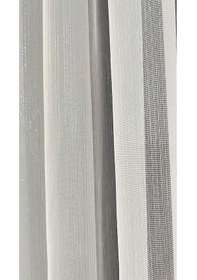 Resim Gümüş Simli Keten Tül Perde Yüksek Kalite Normal Pile 1'e 2,5 Pile-gümüş Gümüş 