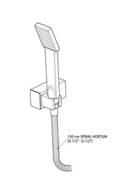 Resim Gpd Askılı Duş Takımı Kare Dst26 Diğer 