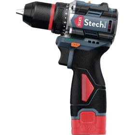 Resim Stechend SX16 Akülü Matkap (Darbesiz) 2 x 2 Amper Akü (16V) 
