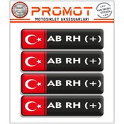 Resim PROMOT KAN GRUBU 3D STİCKER 4'LÜ 