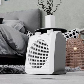 Resim Voltomat 2000W 2 Kademeli Termostatlı Elektrikli Fanlı Isıtıcı 