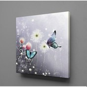 Resim Kelebek Kanvas Tablo 200x200cm 