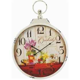 Resim Metal Retro Köstek Öğretmenler Odası Dev Büyükkocaman Duvar Saati Çok Renkli 