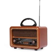 Resim NNS NS-8070BT Taşınabilir Nostaljik Radyo Bluetooth Hoparlör USB TF Destekli FM Radyo | Paleon Paleon
