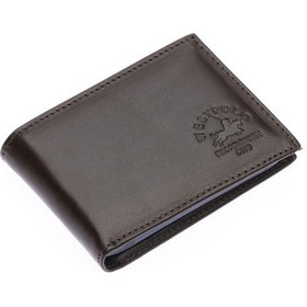 Resim Westpolo Hakiki Deri Kağıt Para Ve Bol Şeffaf Kart Bölmeli Unisex Kartlık - 617 Kahverengi 