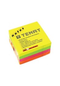 Resim Temat Küp Not Kağıdı 75x75 Mm Fosforlu Renk 320 Sayfa 4x80 328745 