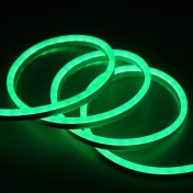 Resim Dora Led Yeşil Neon LED 220 V Tak Çalıştır 5m 220 Volt 8X16MM 1s 