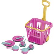 Resim Oyuncak Çekçekli Market Arabası 